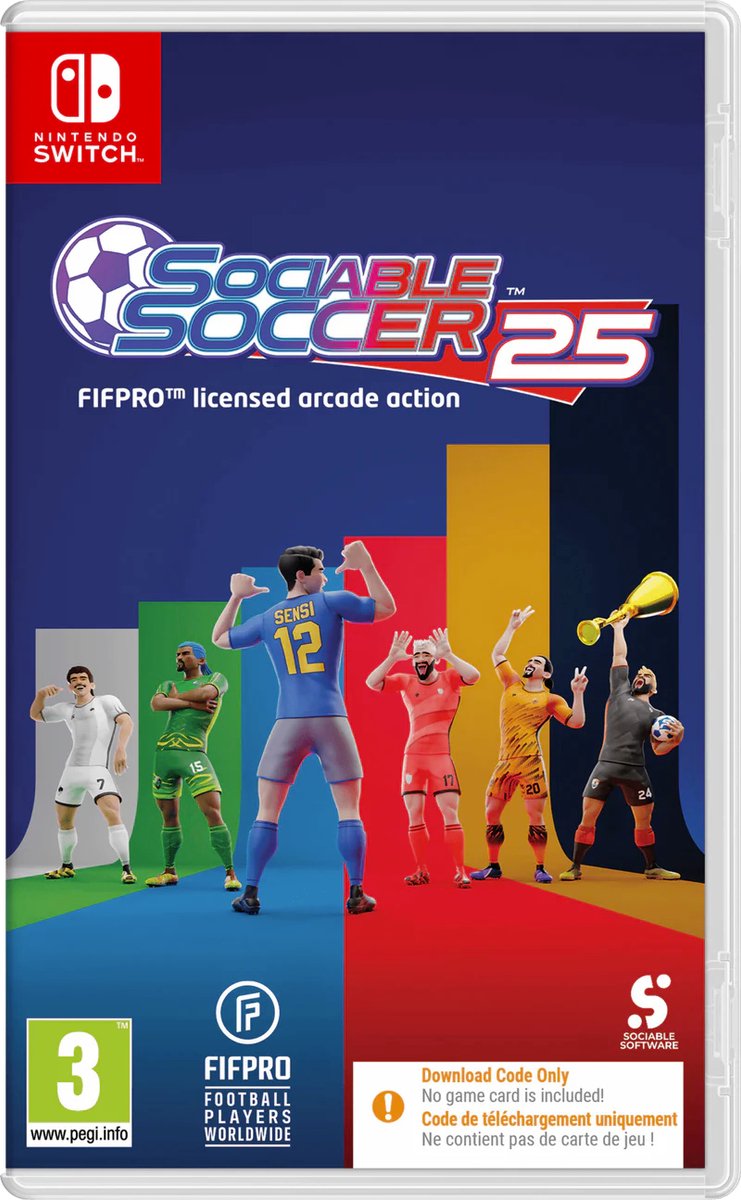 Sociable Soccer 25 (Code in a Box) - Nintendo Switch - Sport