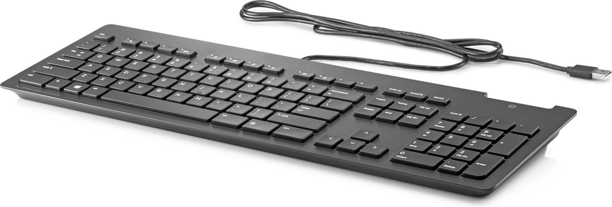 HP filaire Clavier anglais, QWERTY noir