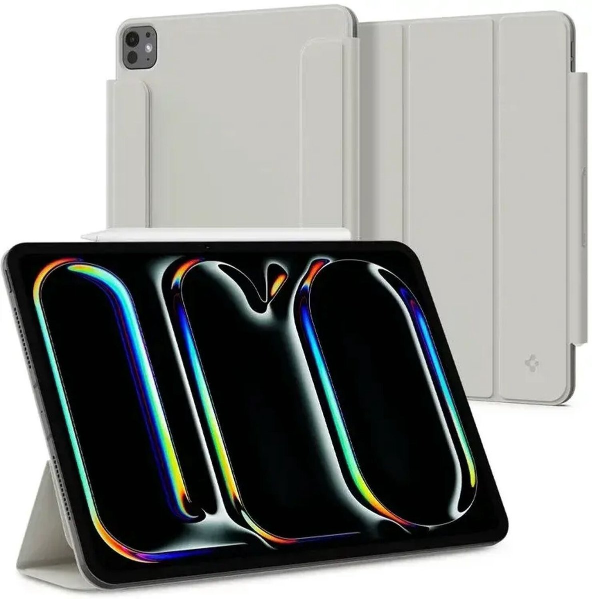 Spigen Air Skin Folio OneTap - gray - iPad Pro 11" 2024