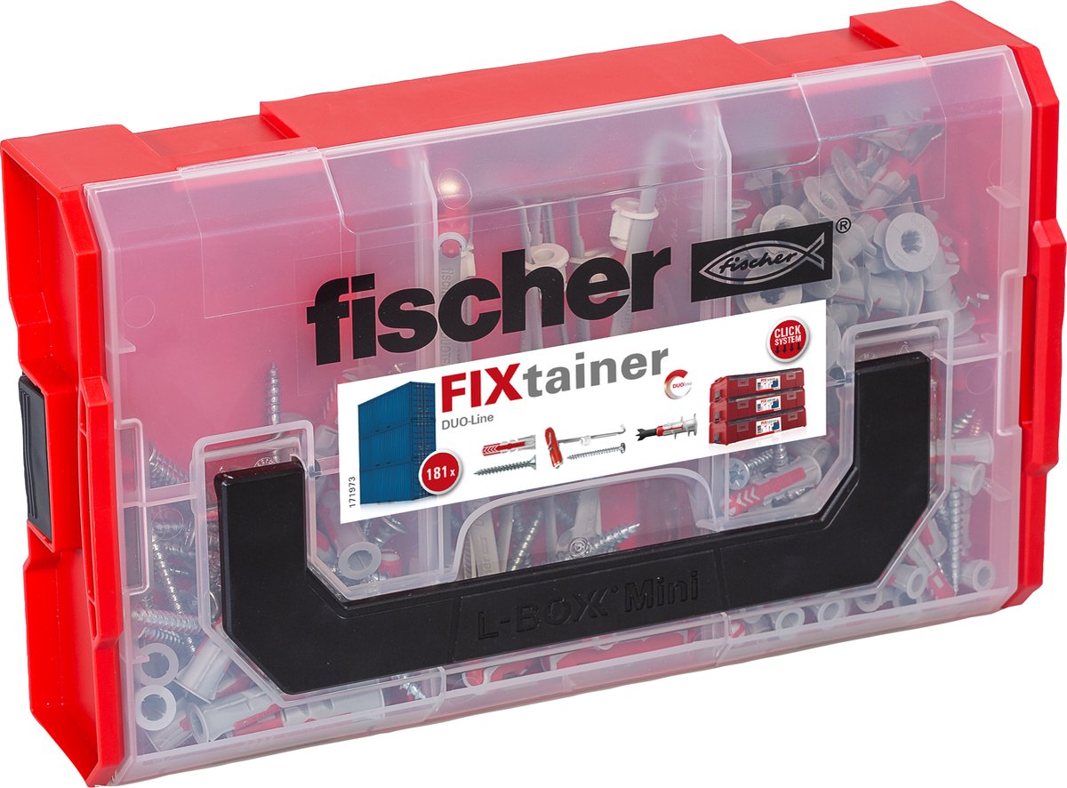 Fischer 548862 FIXtainer DUO-Line Boîte dassortiment de chevilles 1 pc(s)