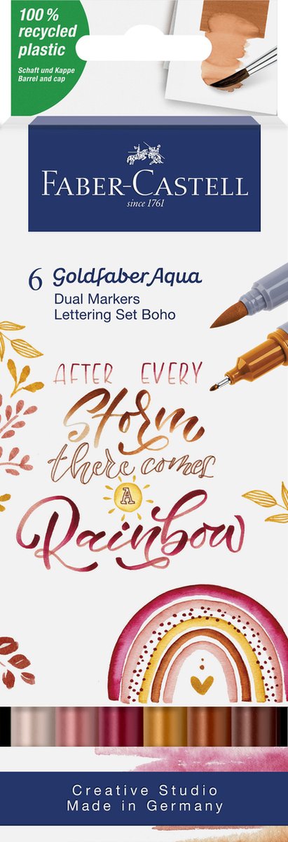 Faber-Castell Goldfaber Aqua Dual marker Boho 6 ass