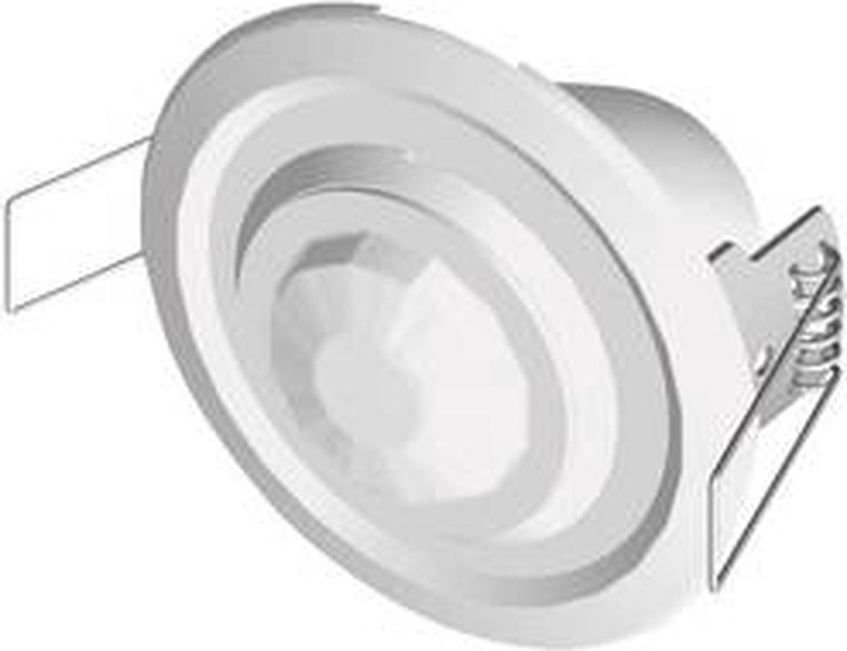 Grothe 94501 plafond Détecteur de mouvements PIR 360 ° relais blanc IP20 (boîte de commande), IP40 (capteur)