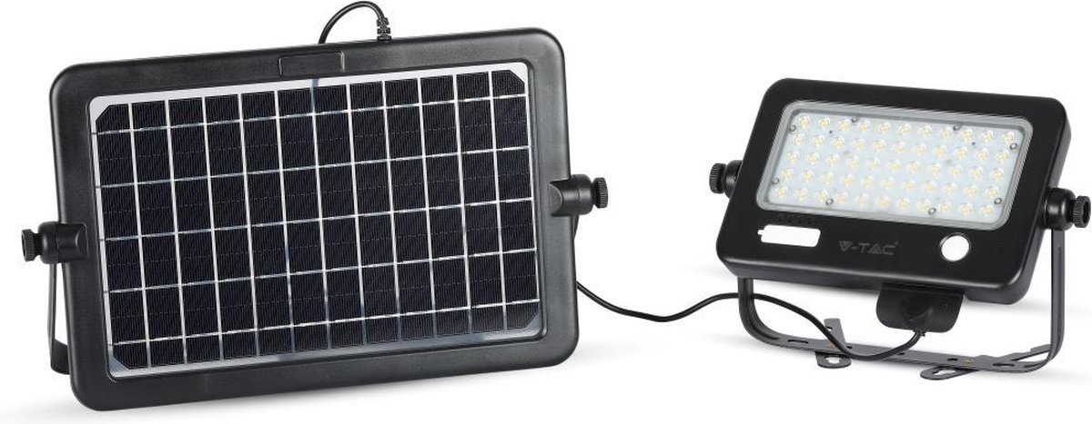 V-TAC 8674 VT-788-10 Projecteur de jardin solaire LED LED 10.00 W noir