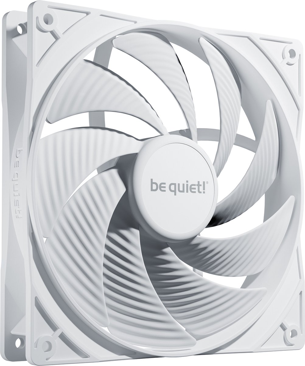 be quiet! Pure Wings 3 140mm PWM high-speed White - Kabinet køler - 120mm - Hvid - 32 dBA