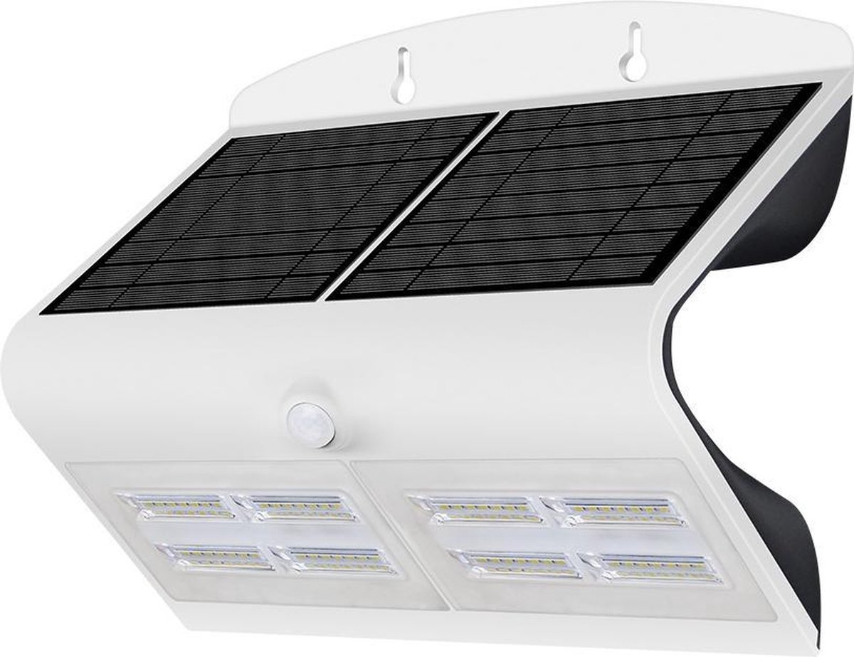 V-TAC 8278 VT-767-7-W Applique solaire LED LED 7.00 W blanc, noir