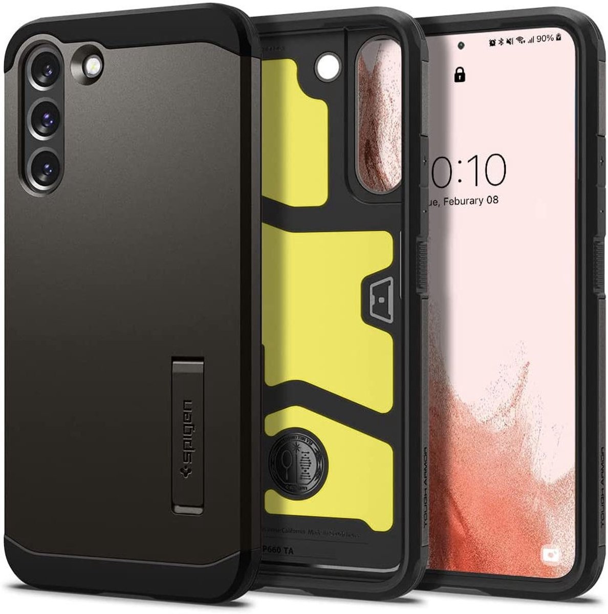 Spigen Tough Armor - gunmetal - Samsung Galaxy S22