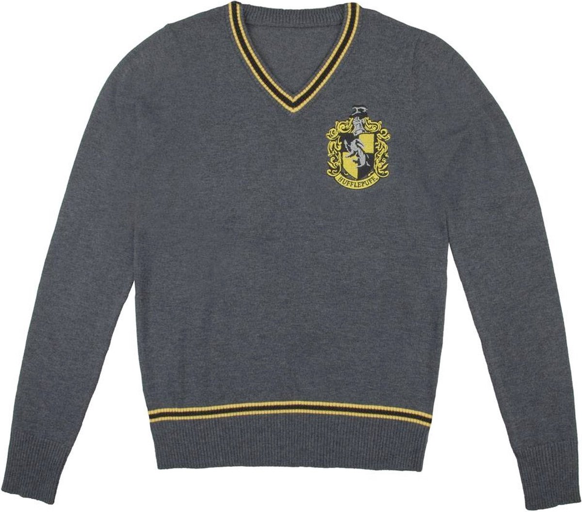 Harry Potter - Hufflepuff - Grey Knitted (Small) - Sweater