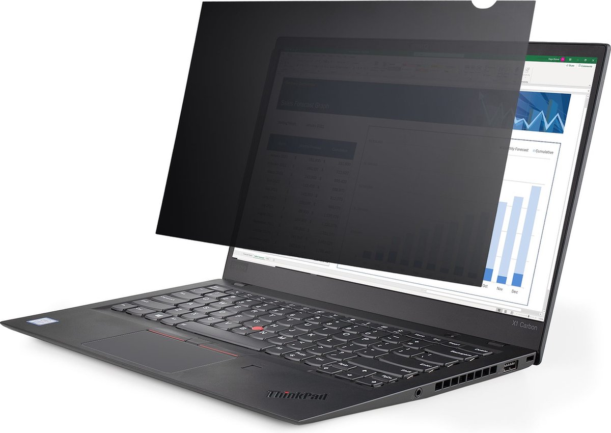 StarTech.com 15.6-inch 16:9 Laptop Privacy Filter Anti-Glare Privacy Screen w/51% Blue Light Reduction Notebook Screen Protector w/ +/- 30 Degrees Viewing Angle Matte/Glossy