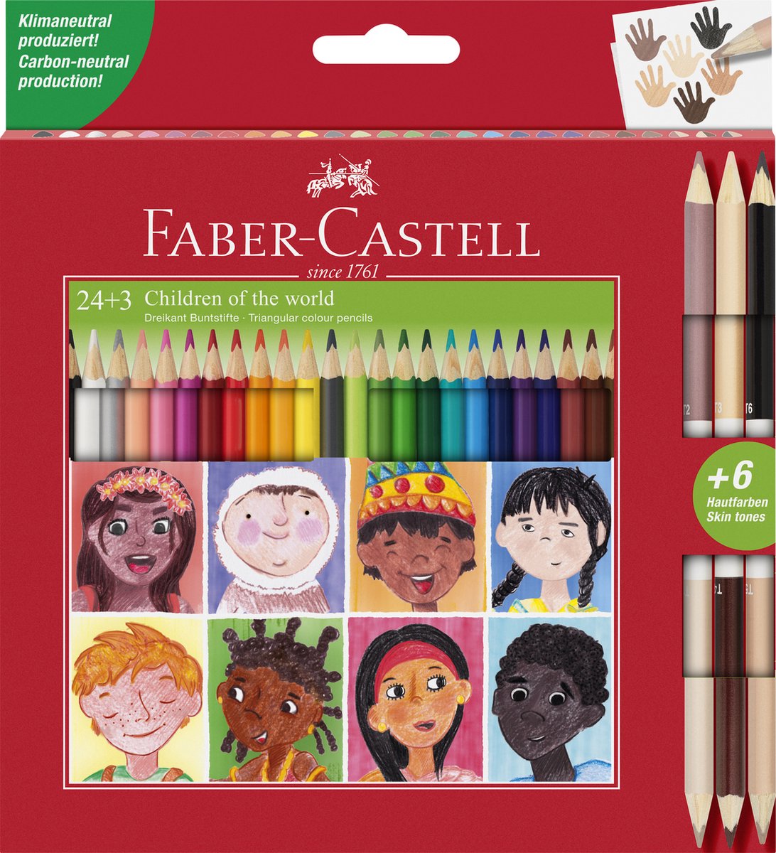 Faber-Castell Children of the World Triangular 24+3