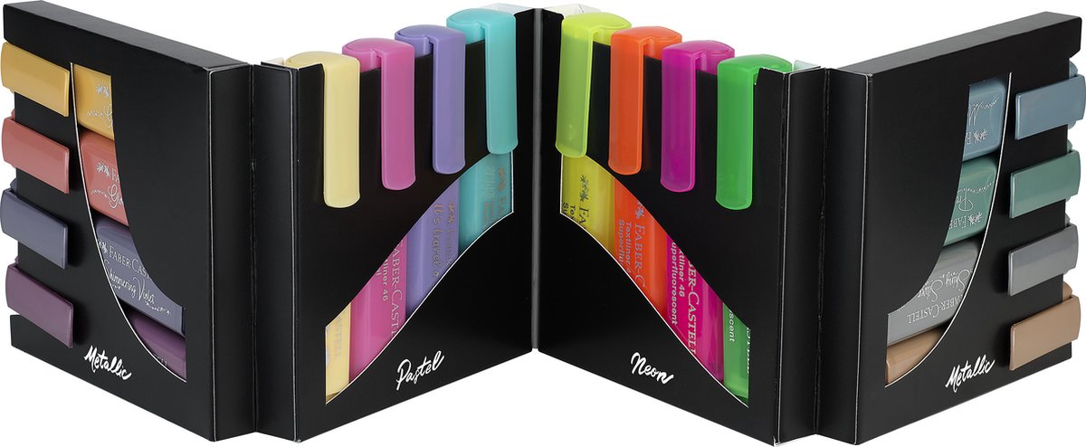 Faber-Castell Textliner Box of 16 ass
