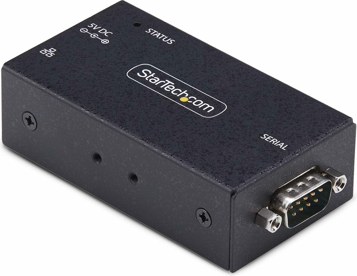 StarTech.com Serial to Ethernet Adapter IP LAN to RS232 DB9 Converter - device server - TAA Compliant