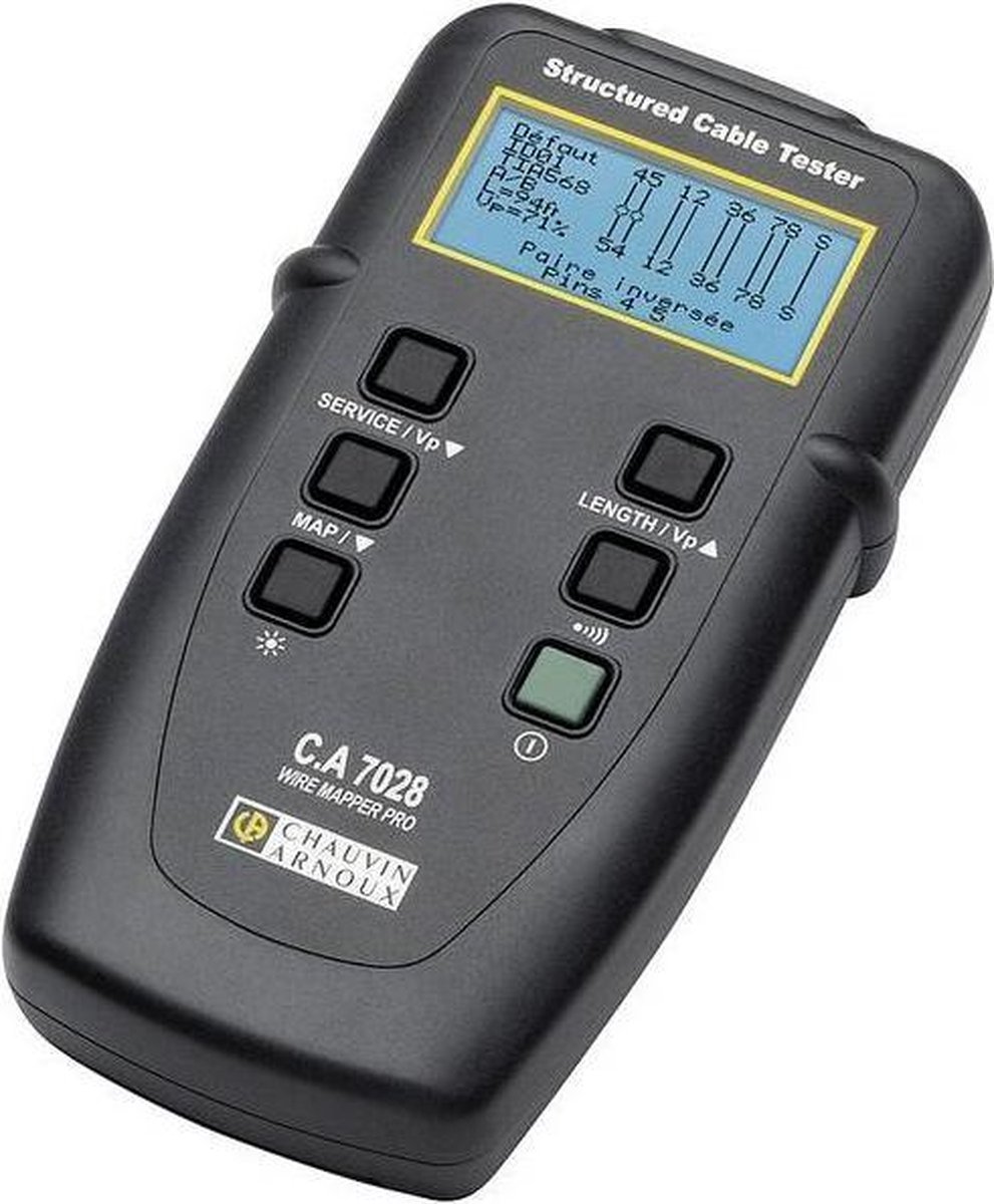 Testeur de câbles P01129501 Chauvin Arnoux C.A 7028 réseau, télécommunication