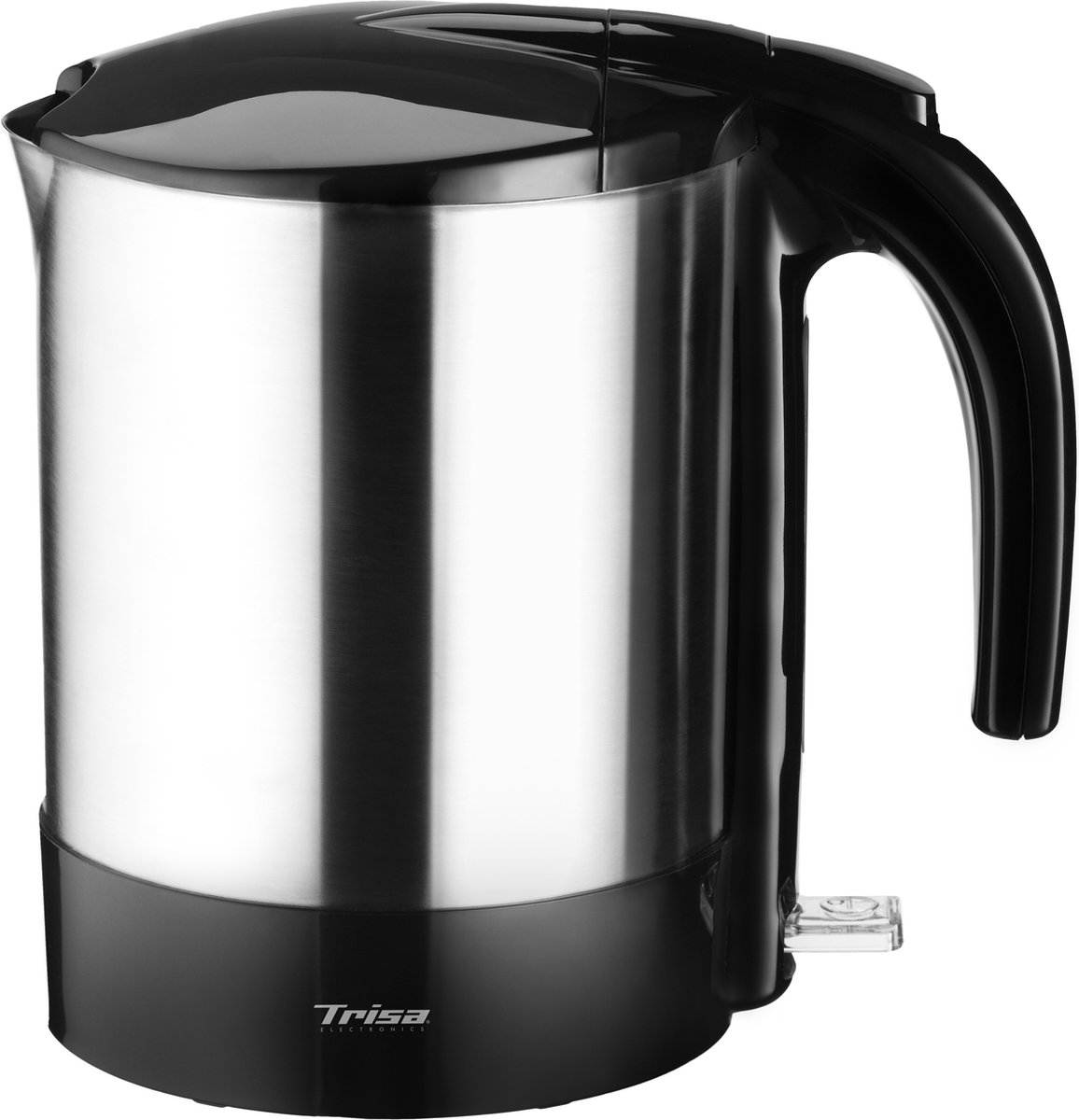 Trisa W4875 Bouilloire sans fil, protection contre la surchauffe argent, noir Contenance: 1.7 l