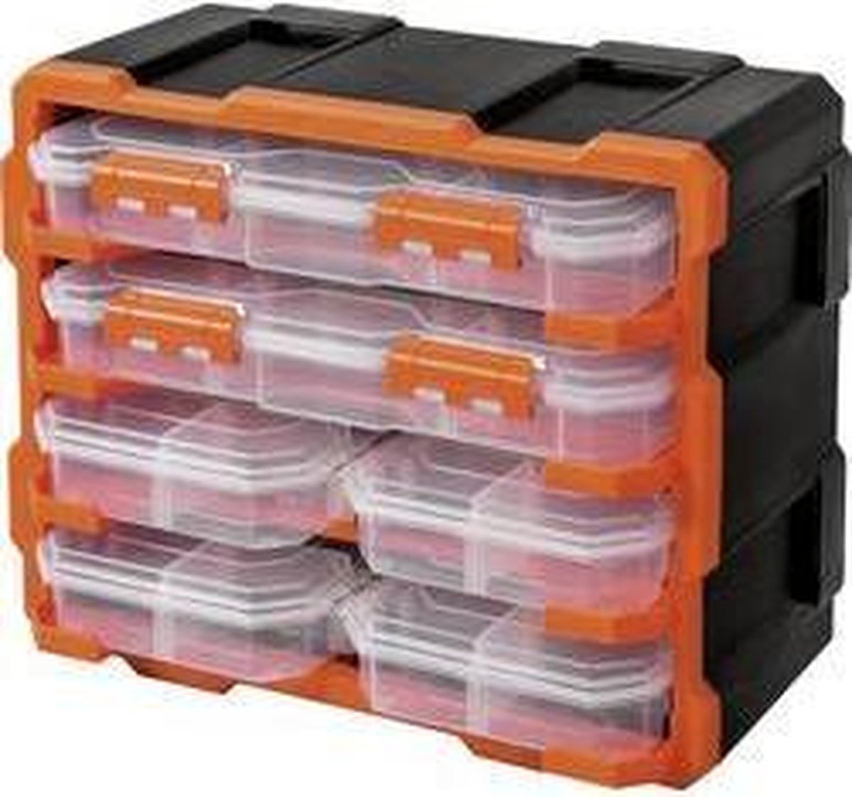 Set de coffrets de rangement séparations variables Alutec 66003 (L x l x H) 38 x 18 x 32 mm 6 parties