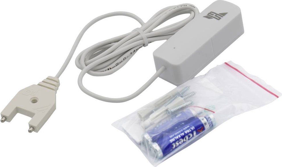 Schabus 200100 WWD 100 Wireless Water Detector Détecteur deau avec commande via une application, avec capteur externe à pile(s)