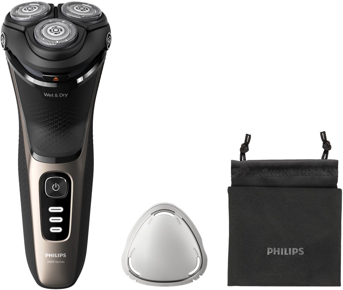 Philips Bodycare S3242/12 Rasoir à grilles noir/or