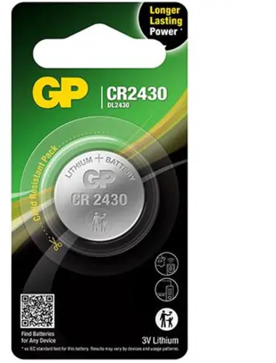GP battery - 2 x CR2430 - Li