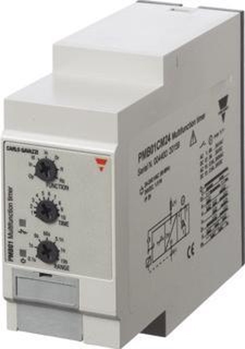 Carlo Gavazzi Tidsrelæ multifunktionstimere 24-240vac/dc 2-polet stikben