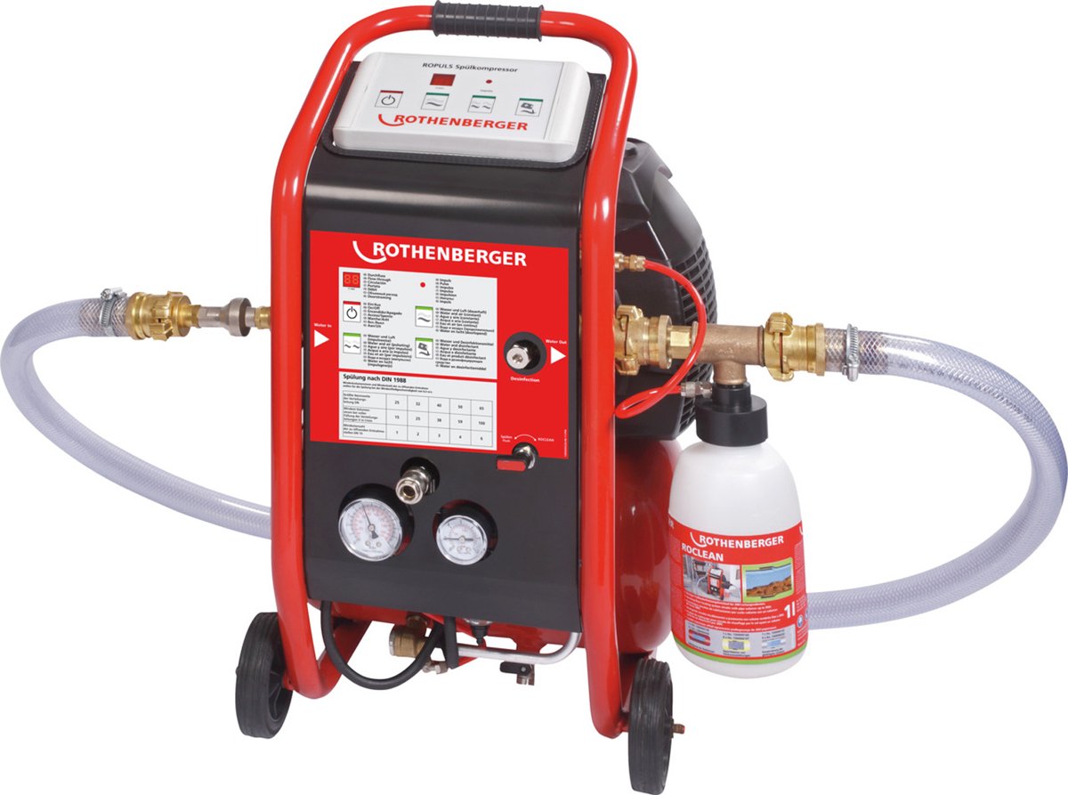 Rothenberger 1000000145 Compresseur de rinçage ROPULS D Compresseur nettoyeur