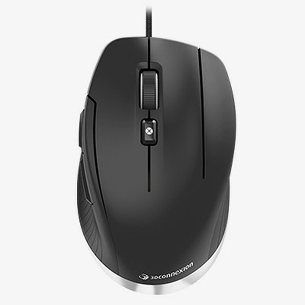3Dconnexion CadMouse Compact - Mus - Optisk - 7 knapper - Sort