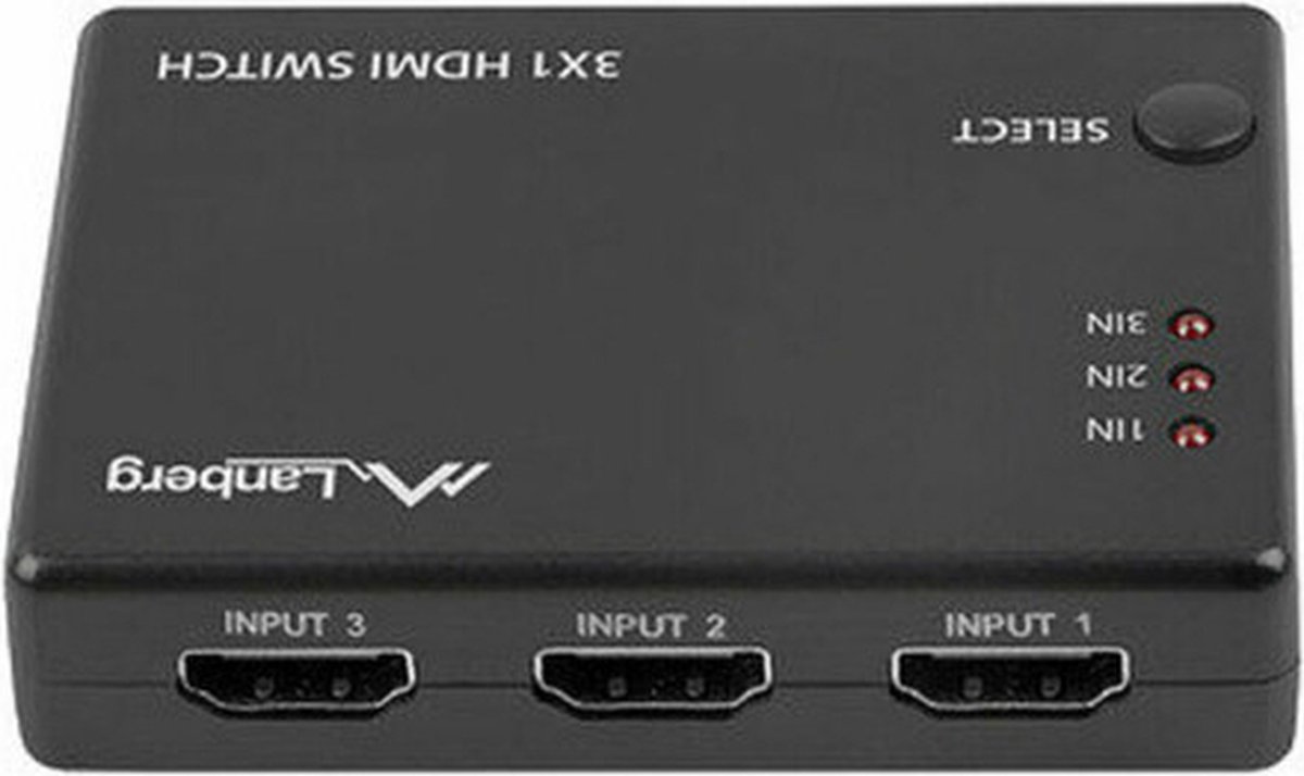 Lanberg SWV-HDMI-0003 - video/audio switch - 3 ports