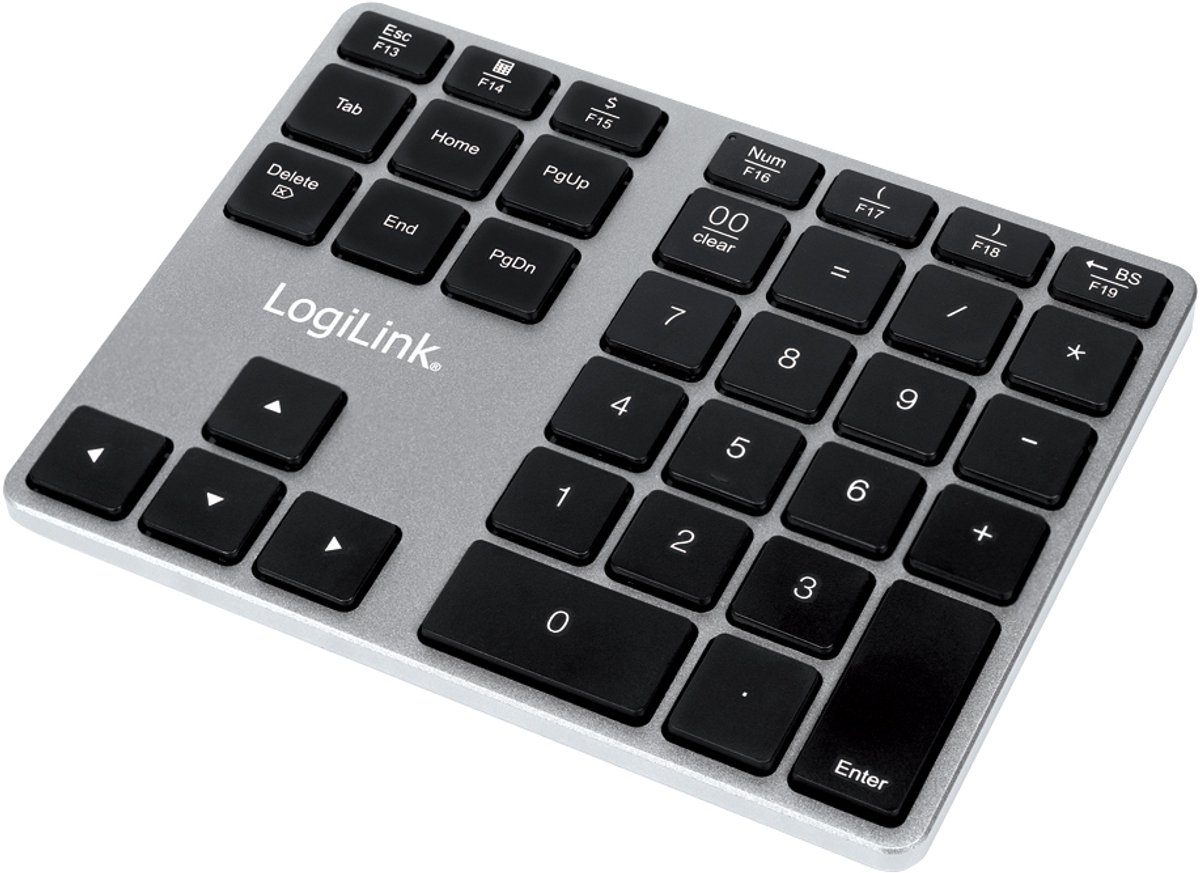 LogiLink ID0187 Bluetooth Pavé numérique argent