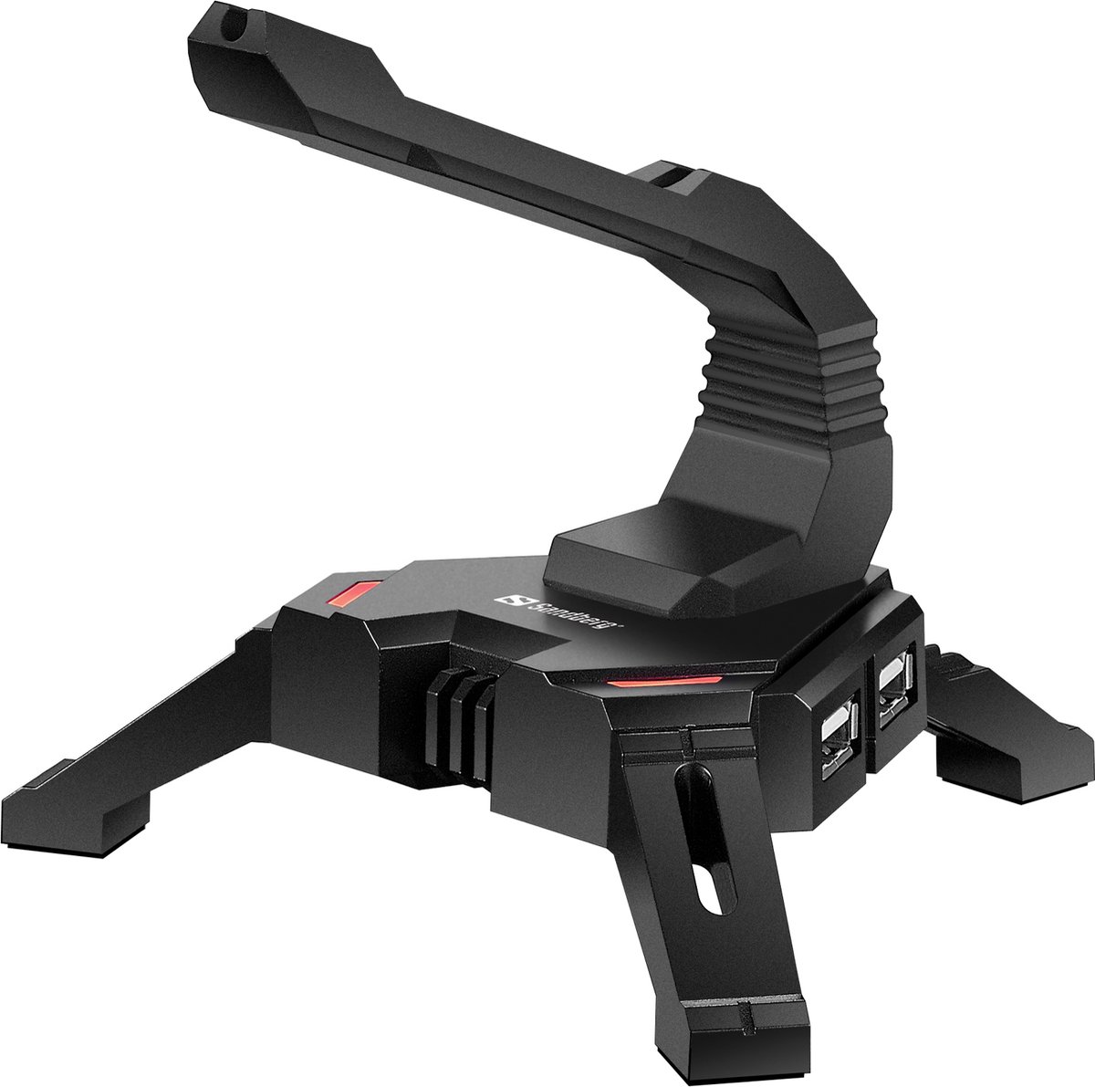 Sandberg 2in1 USB Hub Bungee USB hub - 4 ports - Sort