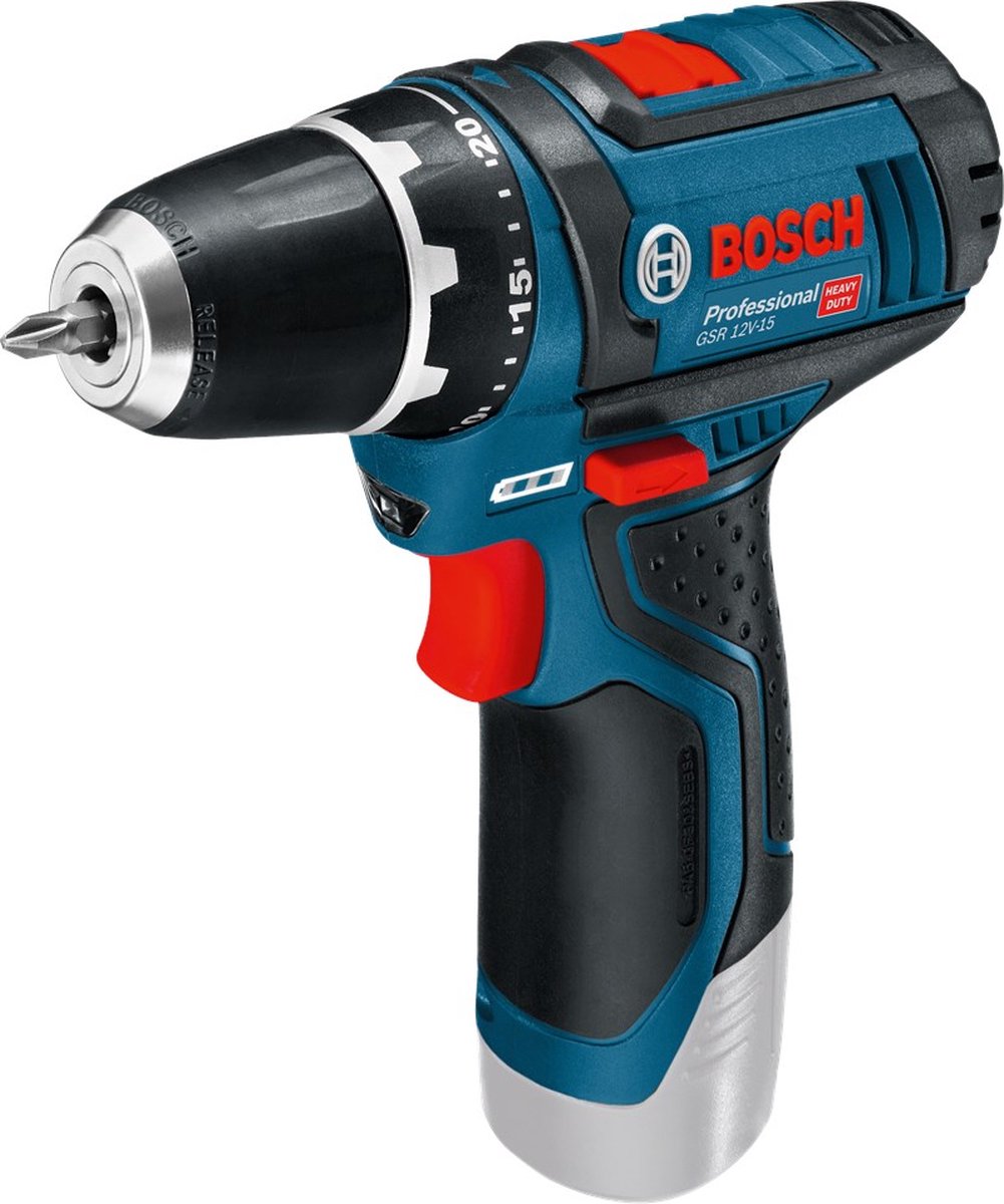 Perceuse-visseuse sans fil Bosch Professional GSR 12V-15 060186810D 12 V Li-Ion