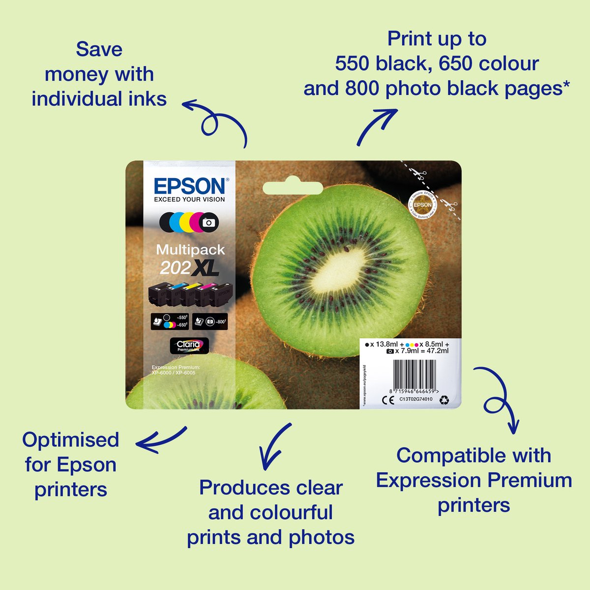 Epson 202XL - XL - Black Ink