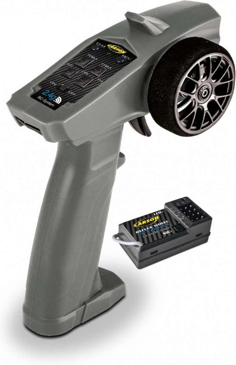 Carson Modellsport Reflex Wheel Start Radiocommande à poignée pistolet 2,4 GHz Nombre de canaux: 3