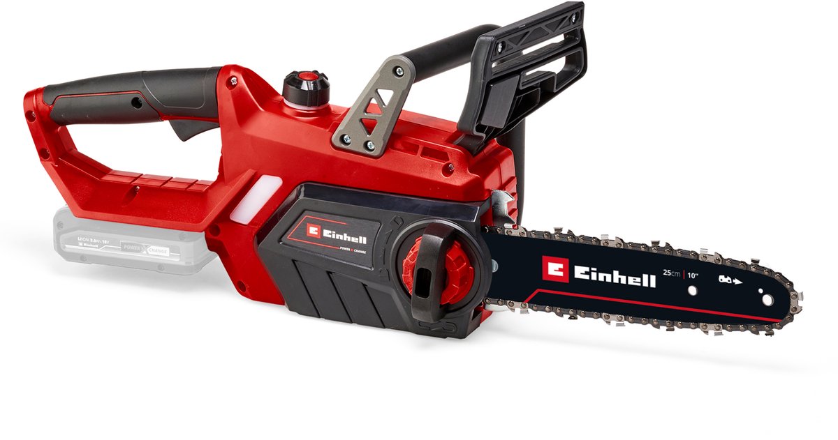 Einhell GE-LC 18 akku kædesav 25 cm. 18V u/batteri og lader