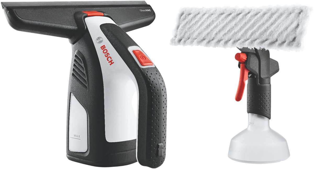 Bosch Home and Garden Glass Vac Solo Plus Nettoyeur vitres noir, gris