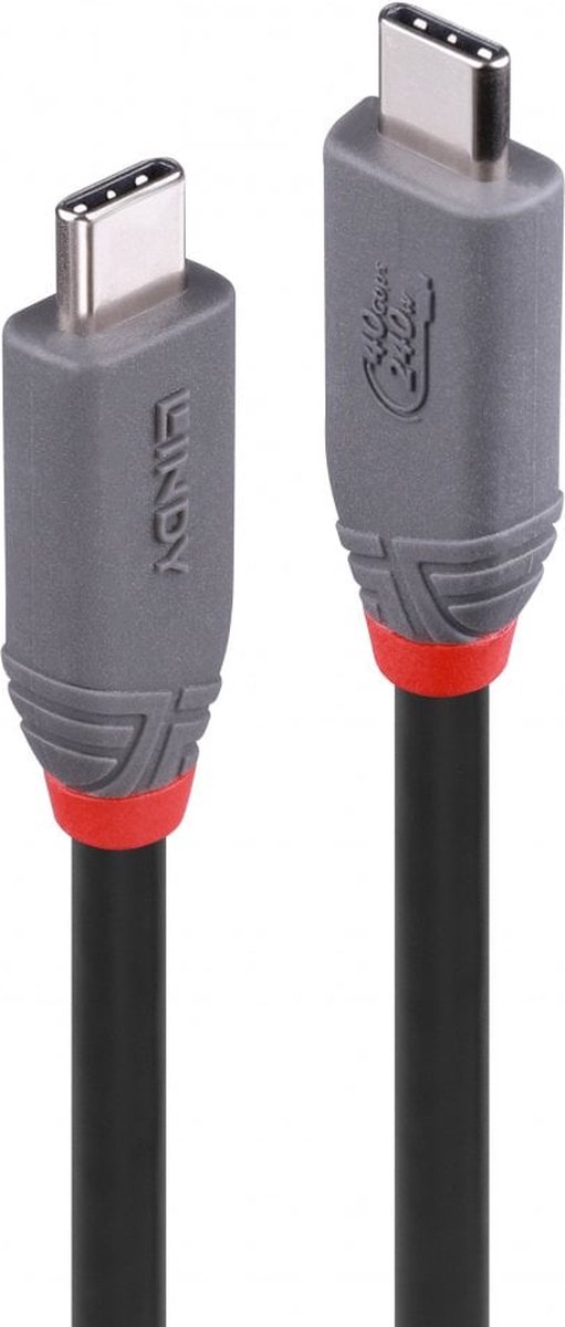 Lindy Anthra USB4 USB-C to USB-C Cable - 80cm