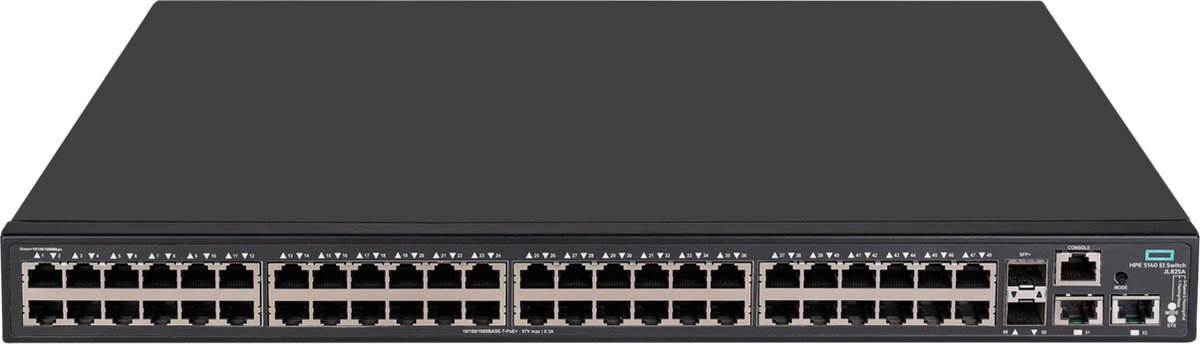 HP E FlexNetwork 5140 48G POE+ 2SFP+ 2XGT EI