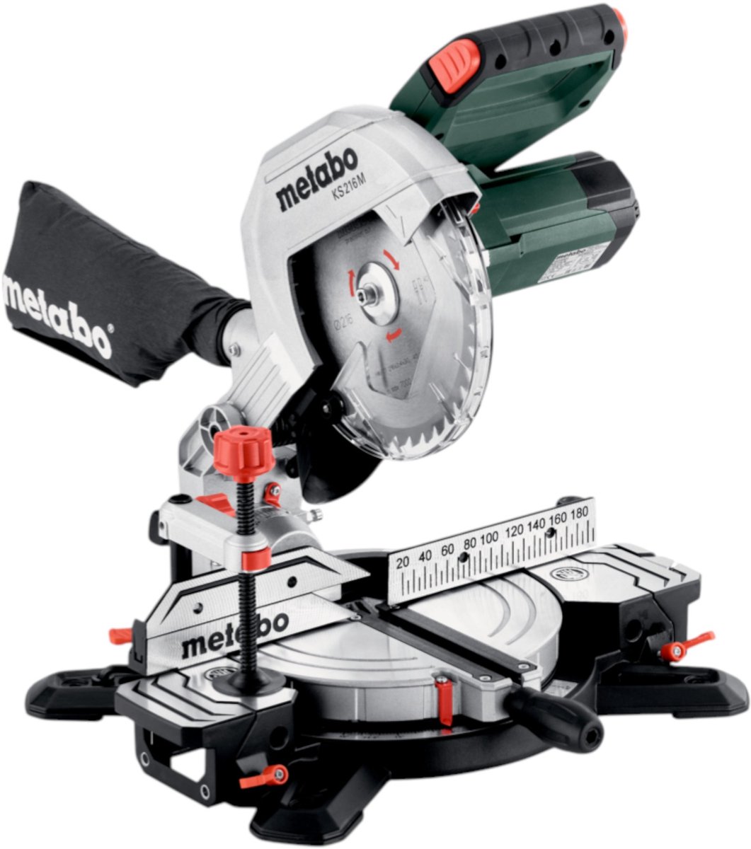 Metabo 610216000 Scie à onglet 216 mm 30 mm 1100 W