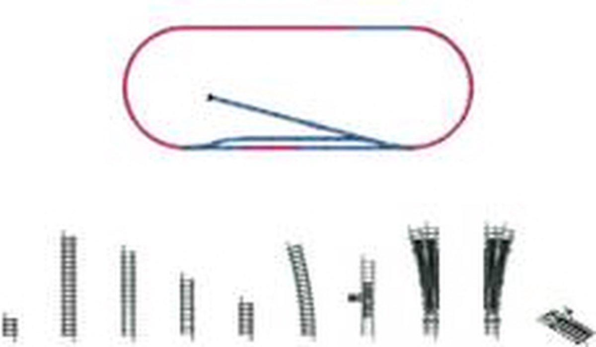 14311 (N) Voie Minitrix Coffret de complément 1 set
