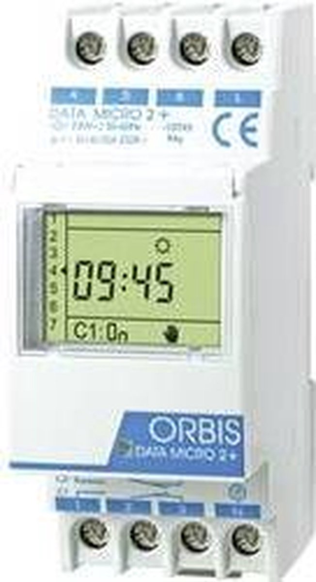 ORBIS Zeitschalttechnik DATA MICRO-2 + 230 V Programmateur horaire pour rail numérique 250 V/AC