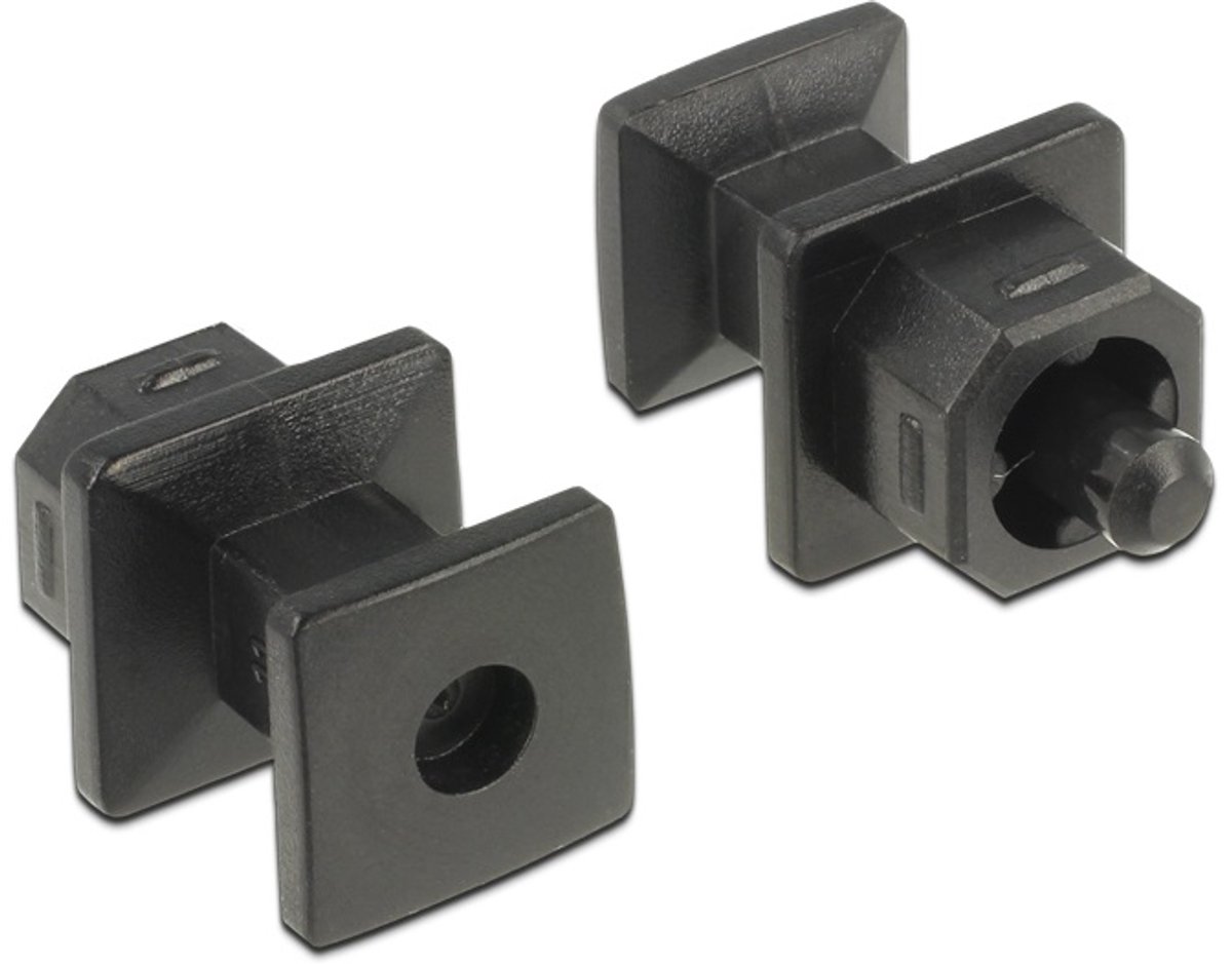 DeLOCK Dust Cover for TOSLINK Female with Grip (10-Pack)