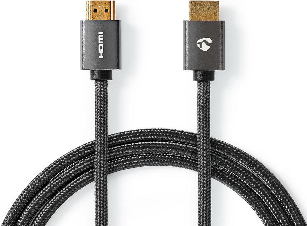 Nedis HDMI cable with Ethernet - 1 m