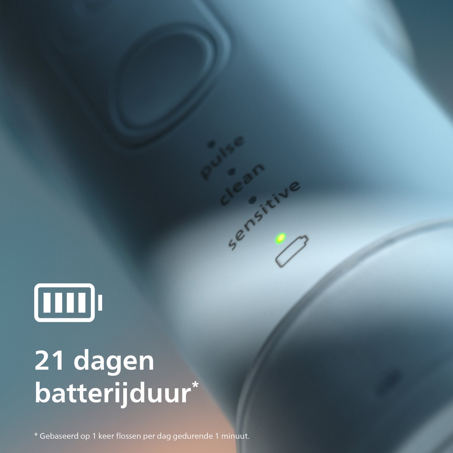 Philips Eltandbørste Sonicare Compact Flosser 1000 HX3333 - oral irrigator - blue