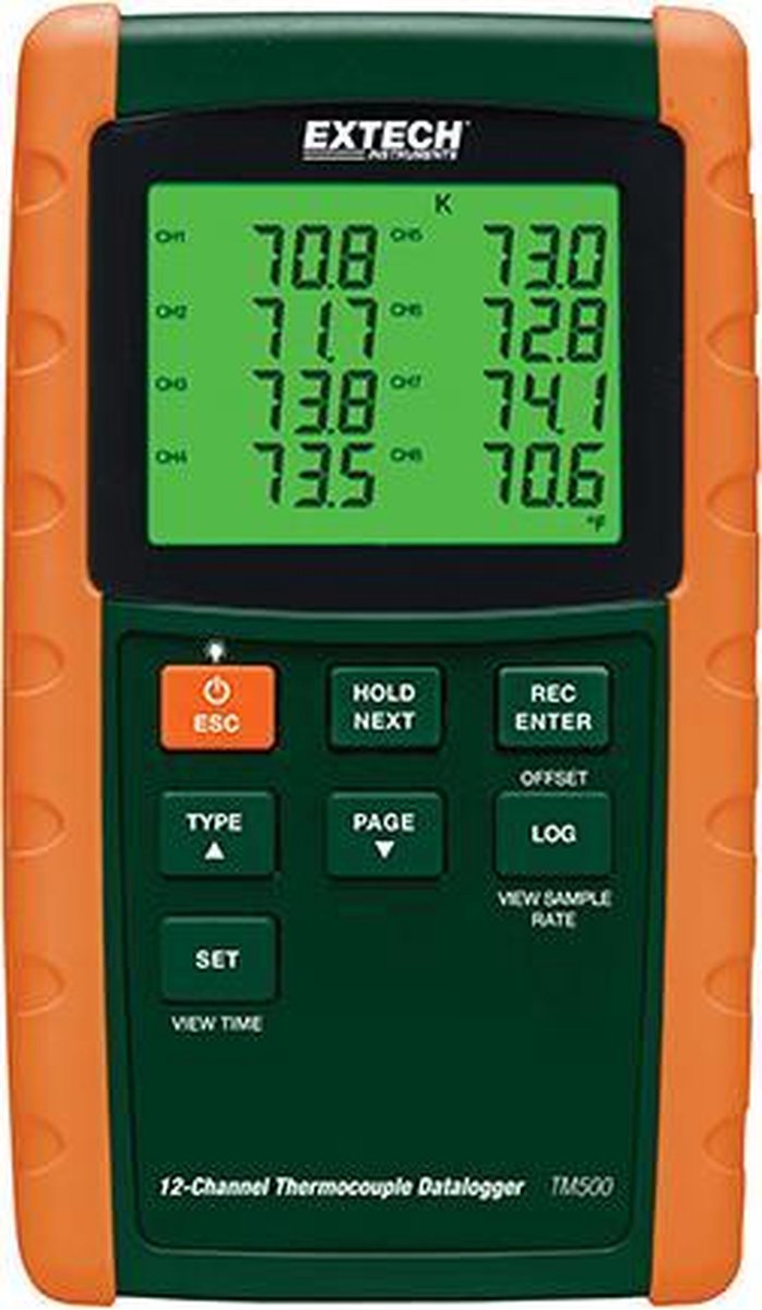 Extech TM500 TM500 Enregistreur de données de température Valeur de mesure température -100 à 1300 °C