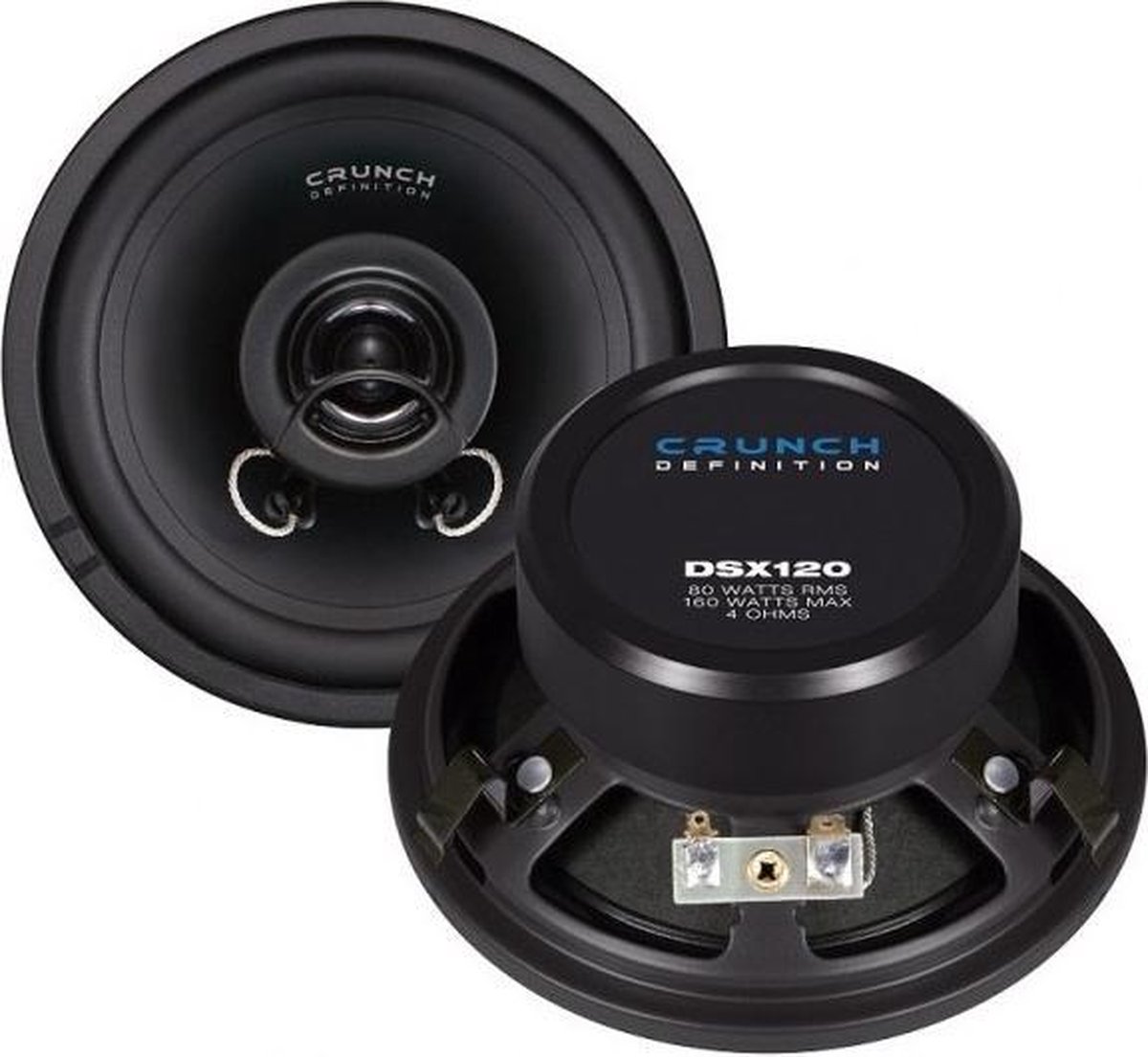 Crunch DSX120 Haut-parleur coaxial 2 voies à encastrer 160 W Contenu: 1 pc(s)