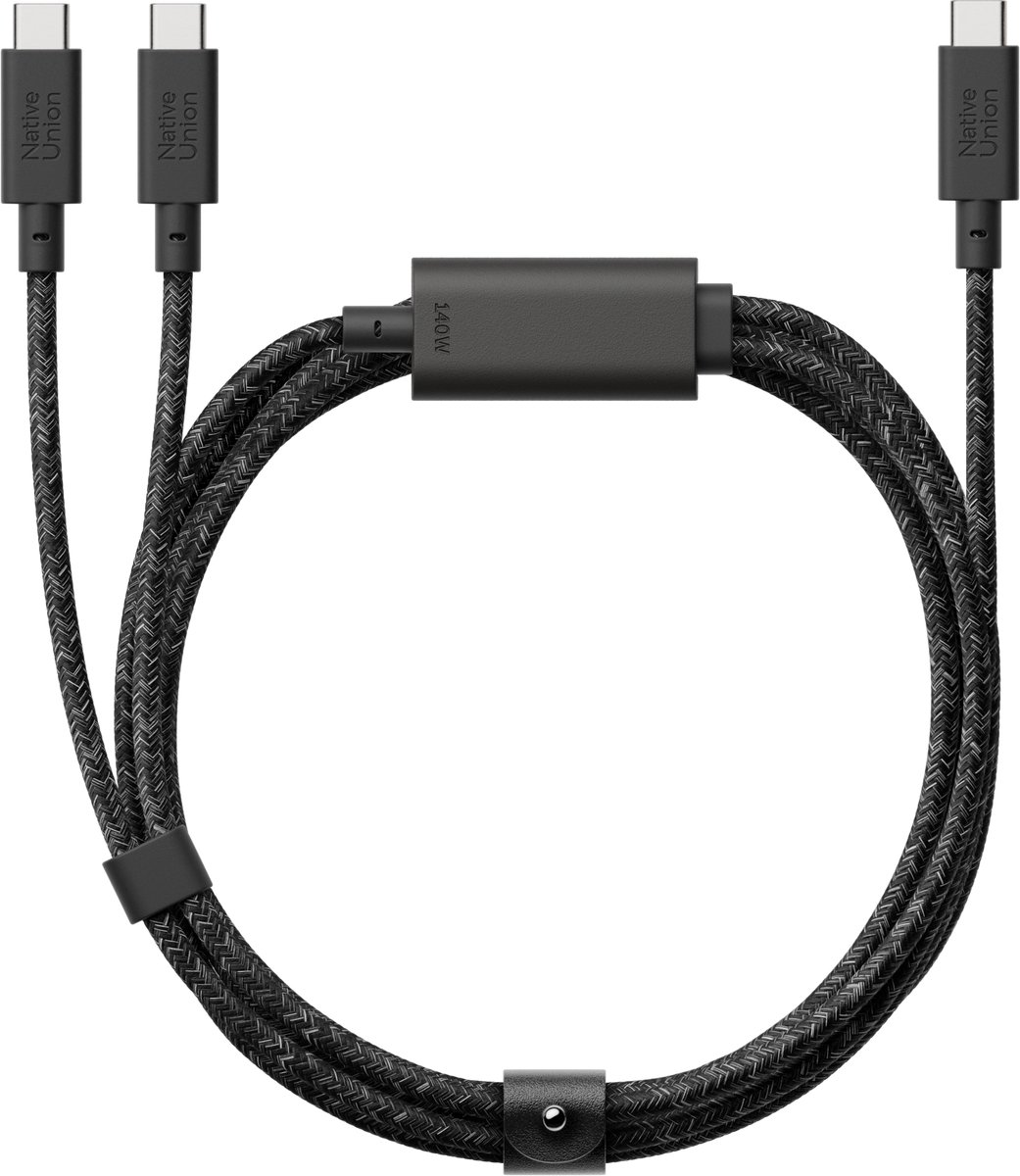 Native Union Belt Cable 2-in-1 USB-C to USB-C & USB-C Cable (140W)
