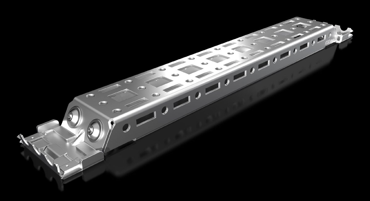 Rittal AX 2394.300 Rail de montage Tôle dacier 4 pc(s)