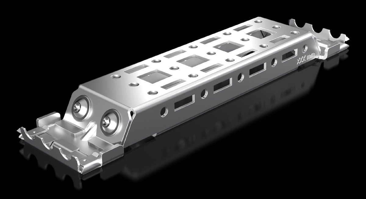 Rittal AX 2394.210 Rail de montage Tôle dacier 4 pc(s) Piece