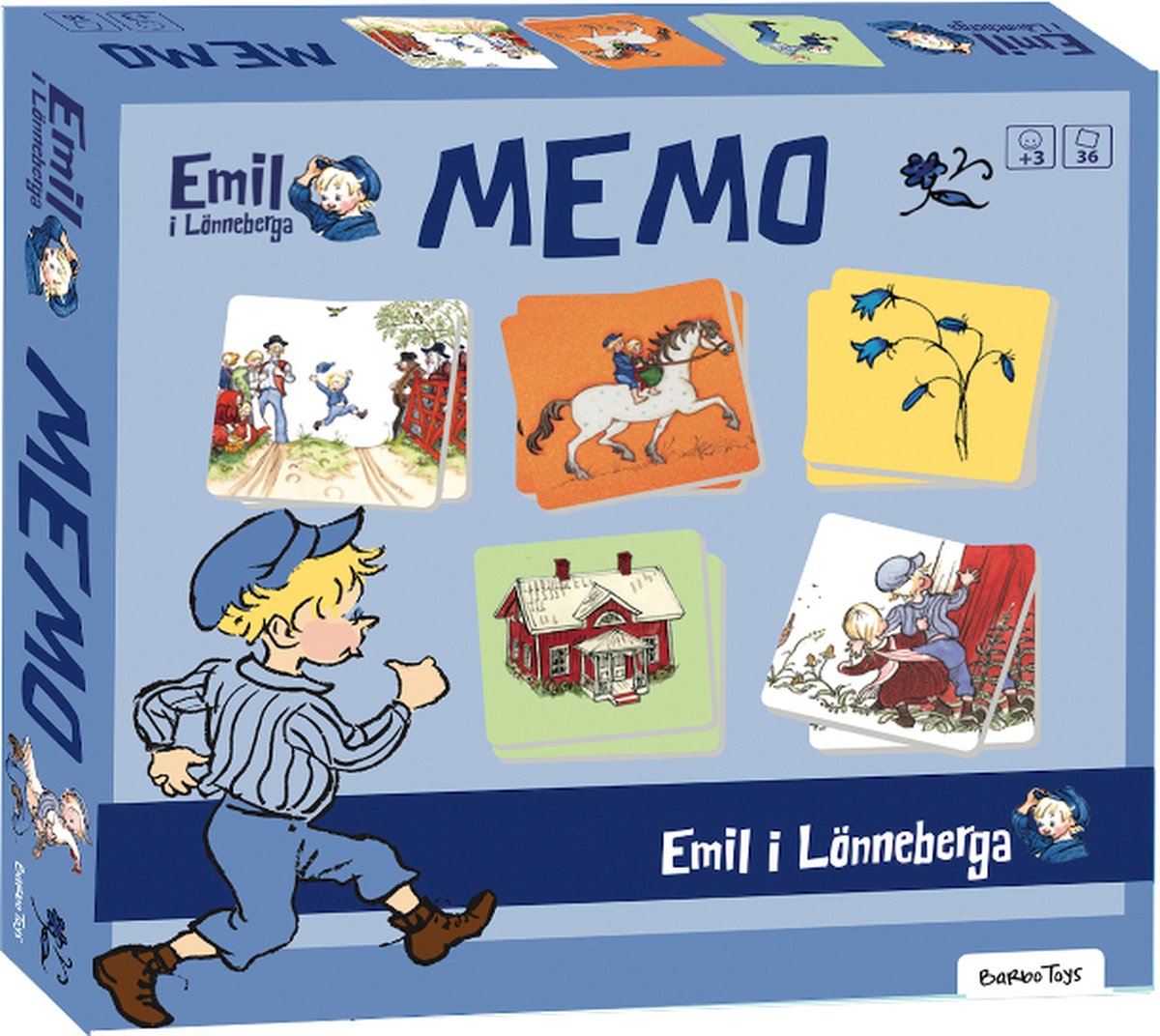 Astrid Lindgren Emil - Square Memo