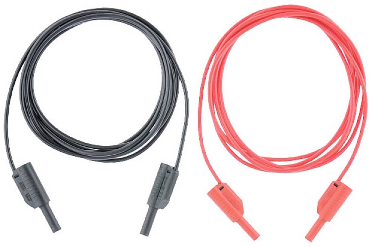 Metrel S 2012 Set de cordons de mesure de sécurité 10 m rouge, noir 1 pc(s)