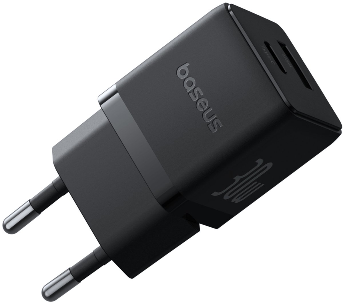 Baseus Palm 30W USB-C USB-A Wall Charger - Black