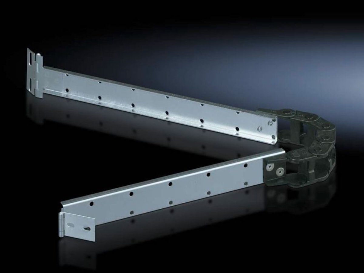 Rittal DK 7163.560 Support de câbles avec charnière, avec protection anti courbure Tôle dacier 1 pc(s) Piece