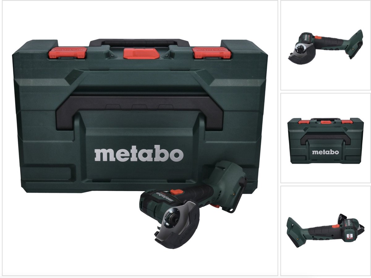 Meuleuse dangle Metabo CC 18 LTX BL 600349840 76 mm sans batterie, + mallette 18 V
